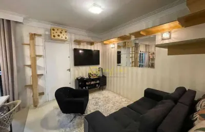 Apartamento mobiliado com 2 quartos à venda, 53 m² por r$ 235.000 - edifício melrose - sorocaba/sp