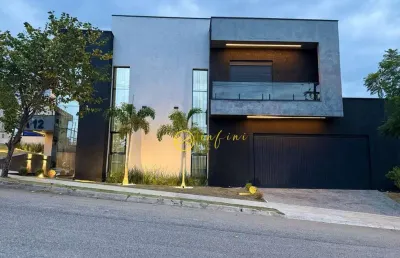 Casa mobiliada de condomínio com 3 quartos, todos suítes  à venda, 270 m² por r$ 2.200.000 - condomínio campos do conde - sorocaba/sp