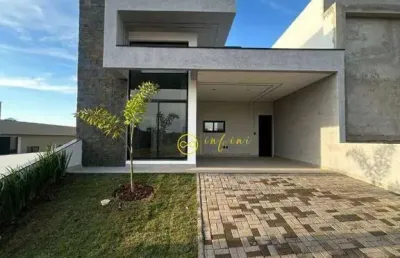 Casa nova de condomínio com 3 quartos, todos suítes à venda, 145 m² por r$ 900.000 - condomínio reserva ipanema - jardim novo horizonte - sorocaba/sp
