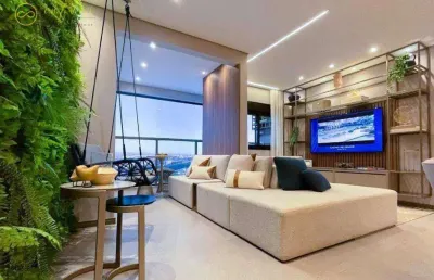 Apartamento garden duplex lançamento com 3 quartos à venda, 133 m² por r$ 1.434.528 - condomínio maison visconde - sorocaba/sp