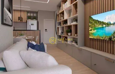Apartamento lançamento com 2 quartos, sendo 1 suíte à venda, 73 m² por r$ 576.820 - condomínio residencial essencia campolim - sorocaba/sp