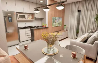 Apartamento lançamento com 2 quartos, sendo 1 suíte à venda, 60 m² por r$ 489.500 - condomínio residencial rizz campolim - sorocaba/sp