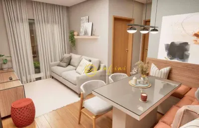Apartamento garden lançamento com 2 quartos, sendo 1 suíte à venda, 74 m² por r$ 523.400 - condomínio residencial rizzcampolim - sorocaba/sp