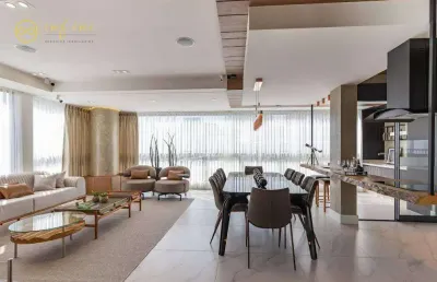 Apartamento lançamento com 3 quartos, todos suítes  à venda, 151 m² por r$ 1.720.000 -condomínio icone -  jardim faculdade - sorocaba/sp