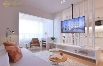 Apartamento lançamento com 2 quartos, todos suítes  à venda, 73 m² por r$ 740.000 - condomínio saint rémy - sorocaba/sp