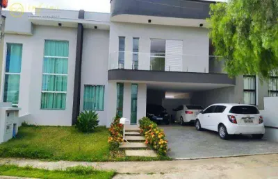 Casa mobiliada de condomínio  com 3 dormitórios, sendo 1 suíte à venda, 350 m² por r$ 1.360.000 - condomínio ibiti reserva - sorocaba/sp