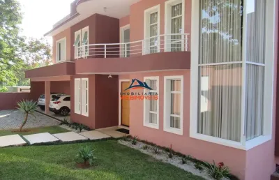 Casa de luxo em condomínio na chácara de la rocca - 4 quartos, 4 suítes, 3 salas, 8 banheiros, 14 vagas e 620,45 m² de área - carapicuíba-sp.