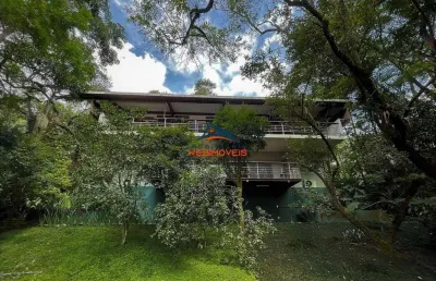 Venda de casa em condomínio de luxo em carapicuíba-sp - chácara do refúgio  3 quartos, 3 suítes, 3 salas, 4 banheiros, 4 vagas de garagem  380m².