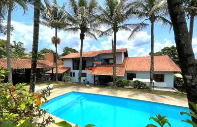 Casa de luxo em condomínio na granja viana ii - cotia-sp  6 quartos, 1 suíte, 4 salas, 6 banheiros, 6 vagas  664,53 m² de área