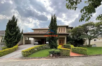 Luxuosa casa em condomínio à venda em cotia-sp, jardim passárgada i: 4 quartos, 3 suítes, 4 salas, 7 banheiros, 7 vagas, 697,93 m².