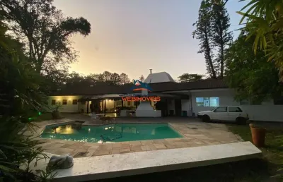 Casa em condomínio fechado com 7 quartos para alugar na rua do lago, 145, granja viana, cotia, 774 m2 por r$ 30.885