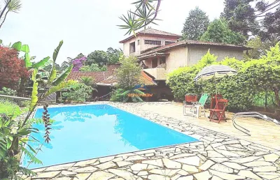 Casa em condomínio fechado com 4 quartos à venda na rua cravinas, 62, jardim europa, vargem grande paulista, 450 m2 por r$ 900.000