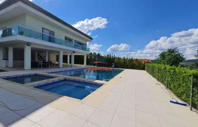 Luxuosa casa em condomínio à venda em são roque-sp, bairro carmo (canguera) - 4 quartos, 4 suítes, 3 salas, 7 banheiros, 14 vagas, 538m².