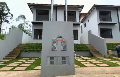 Casa em condomínio fechado com 3 quartos à venda na estrada recanto da jandáia, 404, jardim europa, vargem grande paulista por r$ 520.000