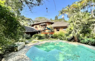 Casa de luxo à venda ou locação em cotia-sp, vila santo antônio: 5 quartos, 5 suítes, 3 salas, 7 banheiros, 10 vagas, 923m².
