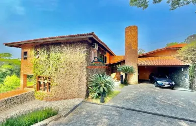 Casa de luxo em condomínio: 4 quartos, 2 suítes, 3 salas, 3 banheiros, 4 vagas de garagem em jandira-sp, altos de são fernando
