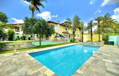 Casa em condomínio fechado com 4 quartos à venda na avenida estácio de sá, 1756, são paulo ii, cotia por r$ 3.500.000
