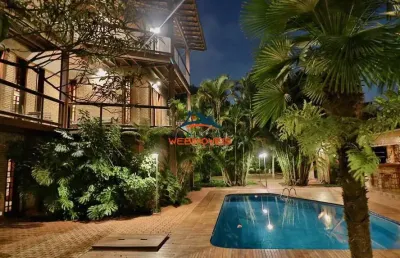 Luxuosa residência de alto padrão com 7 suítes e 8 vagas em barueri-sp, residencial morada dos lagos - imperdível!