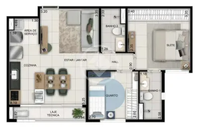Apartamento com 3 quartos à venda na T-30, sn, Setor Bueno, Goiânia