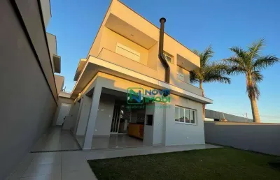 Casa com 4 dormitórios à venda, 200 m² por r$ 1.500.000,00 - loteamento residencial e comercial villa d'aquila - piracicaba/sp
