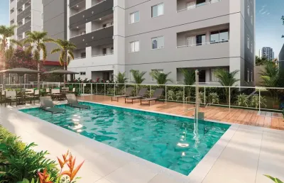 Serena residencial - 2 dormitórios 40/41 m2 c/ sacada gourmet e opção de vaga