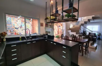 Casa à venda em curitiba, abranches, com 3 quartos, com 129.76 m², condomínio jardins são lourenço