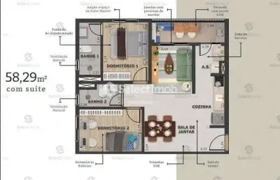 Apartamento na planta à venda, vila palmares, santo andré, sp