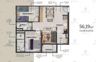 Apartamento na planta à venda, vila guiomar, santo andré, sp