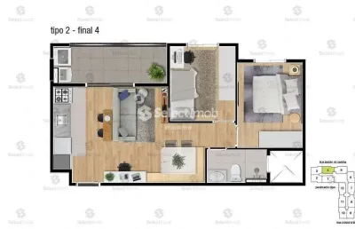 Apartamento na planta à venda, vila humaitá, santo andré, sp