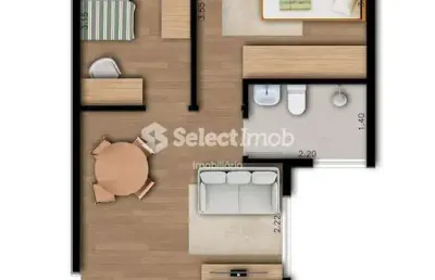 Apartamento com 2 quartos à venda na Avenida Armando Salles Oliveira, --, Parque São Vicente, Mauá