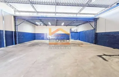 Salão industrial de 410m² para locação no jardim luciane, americana-sp: 3 salas, 3 banheiros e 2 vagas de garagem!