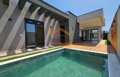Casa em condomínio de alto padrão em nova odessa-sp, bairro engenho velho: 3 quartos, 1 suíte, 2 salas, 3 banheiros, 4 vagas e 185m²!