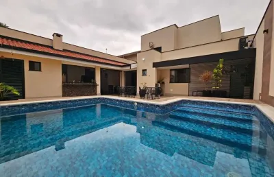 Casa de luxo em condomínio à venda em americana-sp, parque nova carioba: 4 quartos, 4 suítes, 1 sala, 3 banheiros, 2 vagas, 250m².