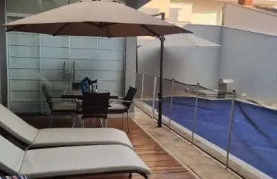 Casa de luxo em condomínio de alto padrão em americana-sp, jardim imperador: 3 quartos, 3 suítes, 1 sala, 2 banheiros, 316m².