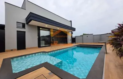 Oportunidade única: casa de alto padrão em condomínio no jardim pau brasil, americana-sp. 3 quartos, 3 suítes, 1 sala, 4 banheiros, 239m².