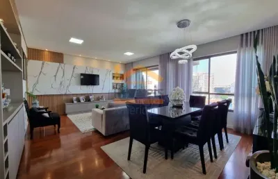 Apartamento à venda no centro de americana-sp: 3 quartos, 1 suíte, 2 salas, 3 banheiros, 2 vagas de garagem, 155m² de área.