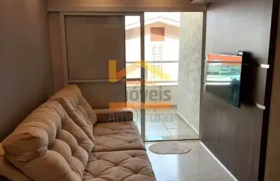 Apartamento à venda em americana-sp, parque novo mundo: 2 quartos, 2 salas, 1 banheiro, 2 vagas de garagem, 78m². venha conferir!