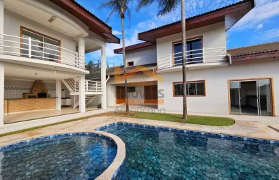 Luxuosa casa de alto padrão em condomínio no vale das paineiras, americana-sp: 4 quartos, 4 suítes, 3 salas, 6 banheiros, 4 vagas, 624m².