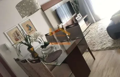 Lindo apartamento com dois quartos sendo uma suite sala e sala de jantar cozinha planejada
