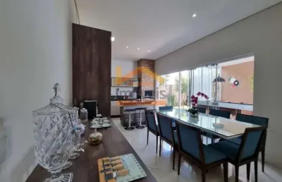 Imperdível oportunidade: casa de alto padrão em condomínio à venda em americana-sp, bairro jardim dos ipês amarelos, 3 quartos, 1 suíte, 2 salas, 2 banheiros, 5 vagas de garagem, 220m².