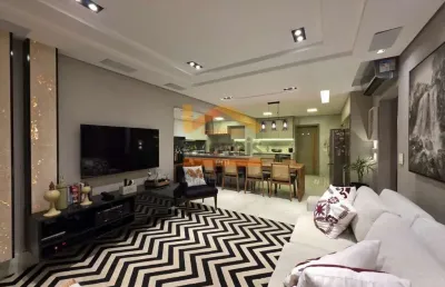 Apartamento de luxo à venda em americana-sp, parque residencial nardini: 3 suítes, 2 salas, 4 banheiros, 2 vagas, 121m².