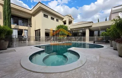 Casa de luxo em condomínio no jardim trípoli, americana-sp: 3 quartos, 3 suítes, 3 salas, 5 banheiros, 4 vagas, 554m².