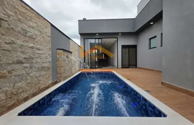 Casa de luxo em condomínio com 3 suítes e 4 vagas de garagem no jardim recanto das águas, nova odessa-sp