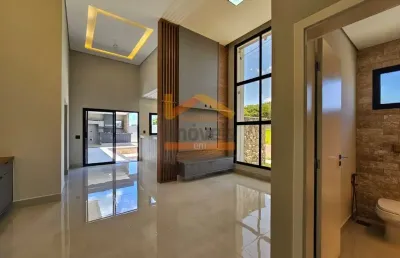 Casa de alto padrão em condomínio com 3 quartos e 217m² em nova odessa-sp!