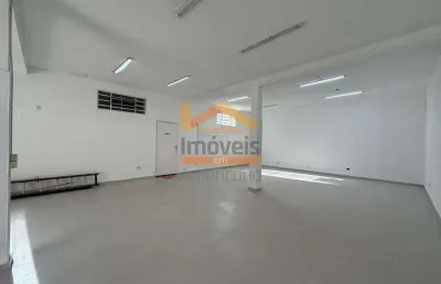 Salão comercial de alto padrão para locação em americana-sp, vila santa catarina: 1 sala, 2 banheiros, 100m² de área.