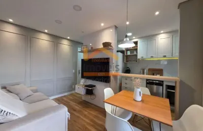 Apartamento à venda em santa bárbara d'oeste-sp: 2 quartos, 2 salas, 1 banheiro, 1 vaga, 55 m² no jardim mollon!