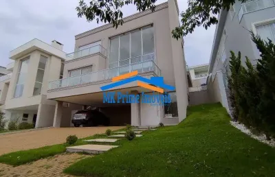 Linda casa com 430m², 4 suítes no residencial burle marx - alphaville.