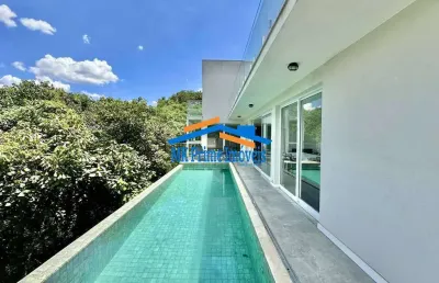 Chácara dos lagos - zero km! moderna, linda, 4 suítes, vista!