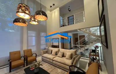 Casa nova e moderna 620,45m² 4 suítes 14 vagas cond. jardim colonial