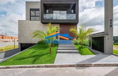 Casa nova com 486m² em um dos melhores condomínios - granja viana.